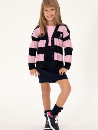 دامن دخترانه سرمه ای یو اس پولو