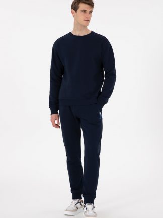 شلوار راحتی مردانه سرمه ای یو اس پولو