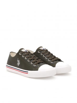 کفش کتانی و اسپرت مردانه خاکی روشن یو اس پولو