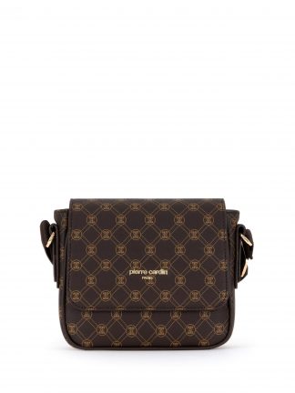 کیف دوشی زنانه قهوه ای پیرکاردین