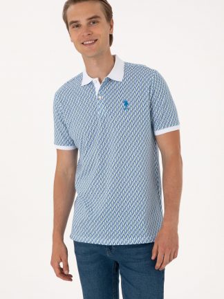 پولوشرت مردانه سفید یو اس پولو