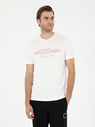 تی شرت مردانه سفید پیرکاردین