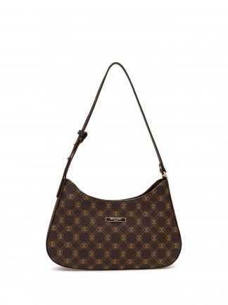 کیف دوشی زنانه قهوه ای پیرکاردین