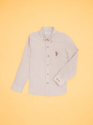 پیراهن پسرانه طوسی یو اس پولو