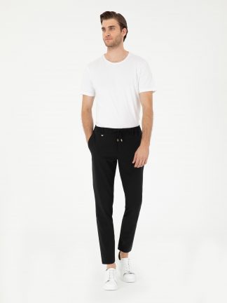 شلوار پارچه ای مردانه مشکی پیرکاردین