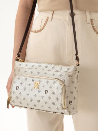 کیف دوشی زنانه طلایی پیرکاردین