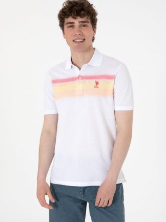 پولوشرت مردانه خربزه ای یو اس پولو