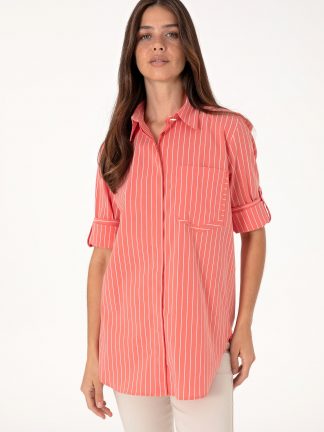 شومیز زنانه قرمز یو اس پولو