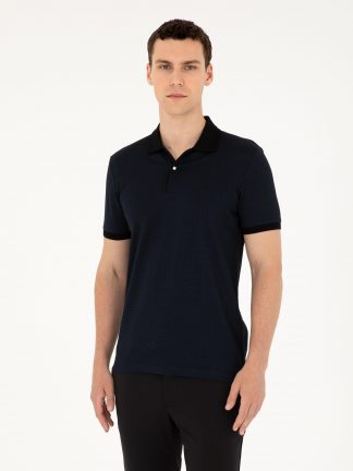 پولوشرت مردانه سرمه ای پیرکاردین