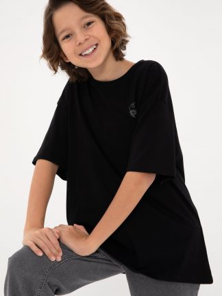 تی شرت پسرانه مشکی یو اس پولو