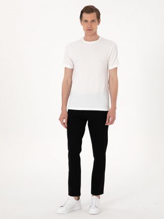 شلوار جین راسته مردانه مشکی پیرکاردین