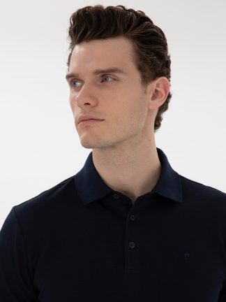 پولوشرت مردانه سرمه ای پیرکاردین