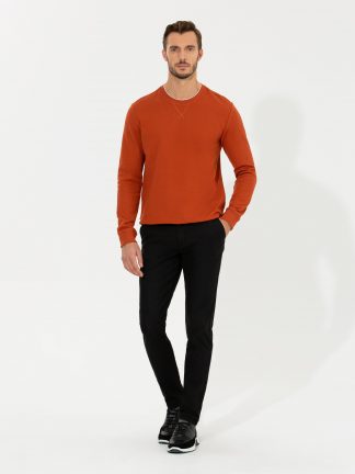 شلوار کتان مردانه مشکی پیرکاردین