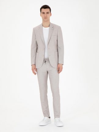 کت و شلوار مردانه بژ پیرکاردین