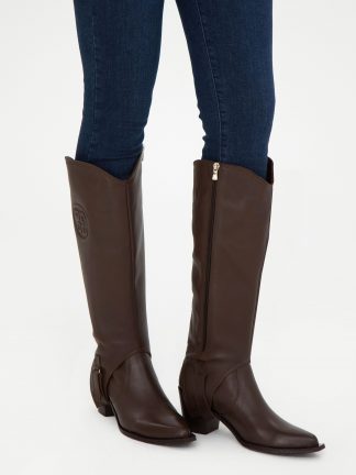 بوت و نیم بوت زنانه قهوه ای پیرکاردین