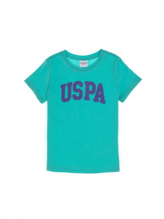تی شرت دخترانه نعنایی یو اس پولو