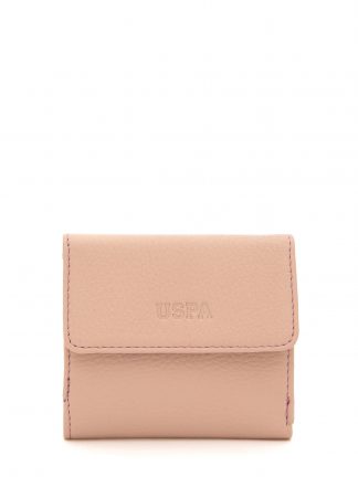 کیف پول زنانه صورتی یو اس پولو