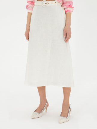 دامن ماکسی بژ پیرکاردین