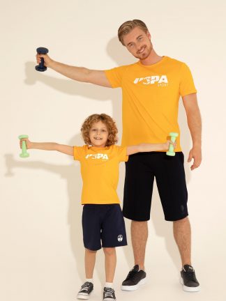 تی شرت پسرانه نارنجی یو اس پولو