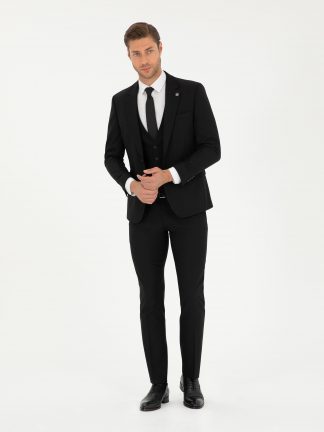 کت و شلوار مردانه مشکی پیرکاردین