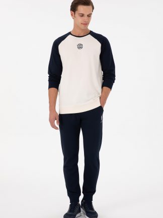 شلوار راحتی مردانه سرمه ای یو اس پولو