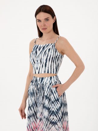 بلوز زنانه نیلی پیرکاردین