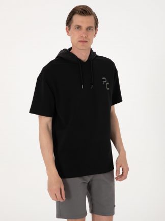 سویشرت مردانه مشکی پیرکاردین