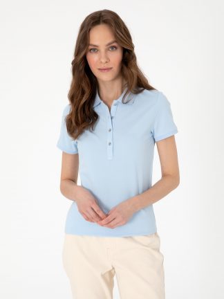 پولوشرت زنانه آبی پیرکاردین