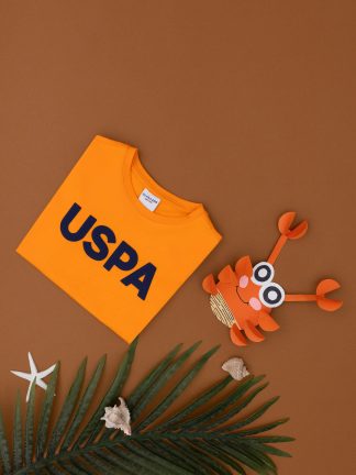 تی شرت پسرانه نارنجی یو اس پولو