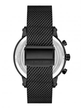 ساعت مچی مردانه مشکی یو اس پولو