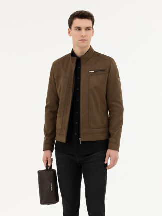 کیف مردانه قهوه ای پیرکاردین