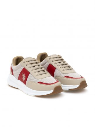 کفش کتانی و اسپرت زنانه بژ یو اس پولو