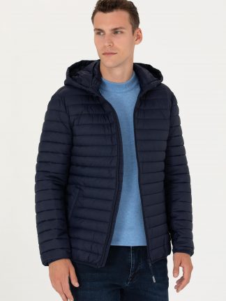 کاپشن مردانه سرمه ای پیرکاردین