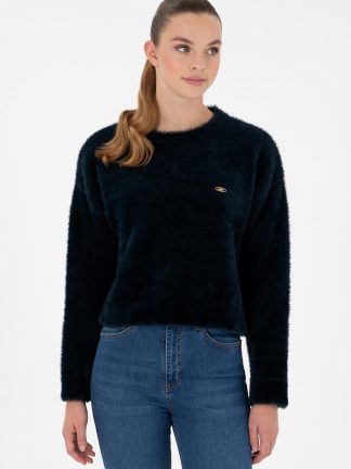 پلیور زنانه سرمه ای یو اس پولو