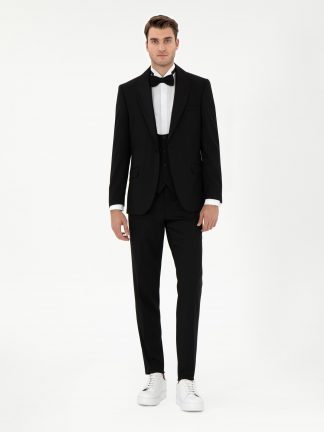 کت و شلوار مردانه مشکی پیرکاردین