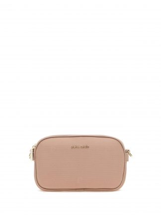 کیف دوشی زنانه صورتی پودری پیرکاردین