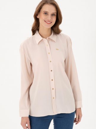 شومیز زنانه طوسی یو اس پولو