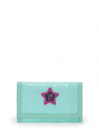 کیف پول دخترانه نعنایی یو اس پولو