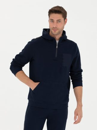 هودی مردانه سرمه ای پیرکاردین