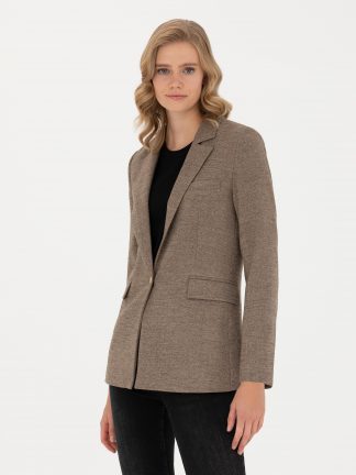 کت زنانه شتری پیرکاردین