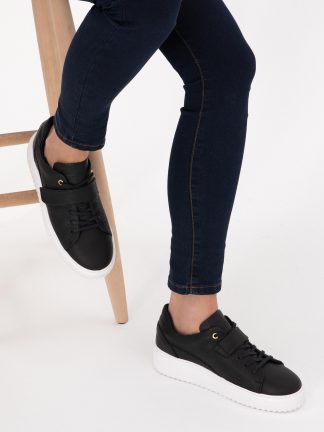 کفش کتانی و اسپرت زنانه مشکی پیرکاردین