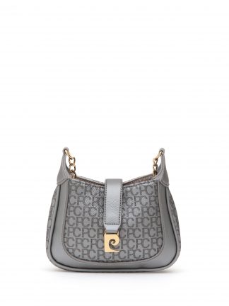 کیف دوشی زنانه نقره ای پیرکاردین