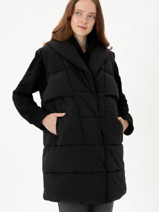 جلیقه زنانه مشکی یو اس پولو