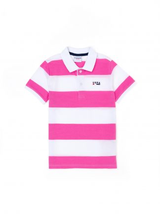 پولوشرت پسرانه صورتی یو اس پولو