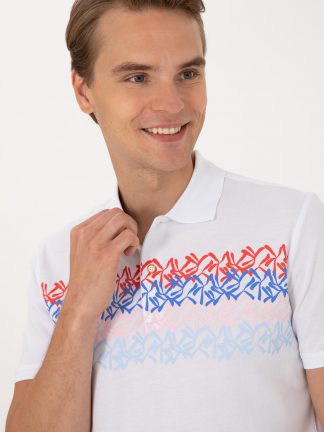 پولوشرت مردانه قرمز یو اس پولو