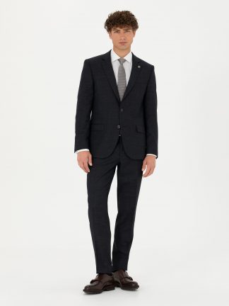 کت و شلوار مردانه سرمه ای پیرکاردین