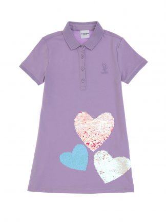 پیراهن دخترانه یاسی یو اس پولو