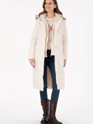 پالتو زنانه طوسی یو اس پولو