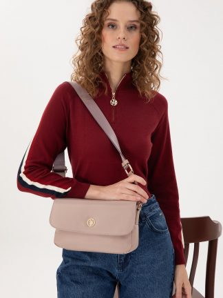 کیف زنانه بژ یو اس پولو