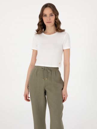 تیشرت زنانه سفید پیرکاردین